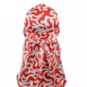 Durag con stampa fiamme